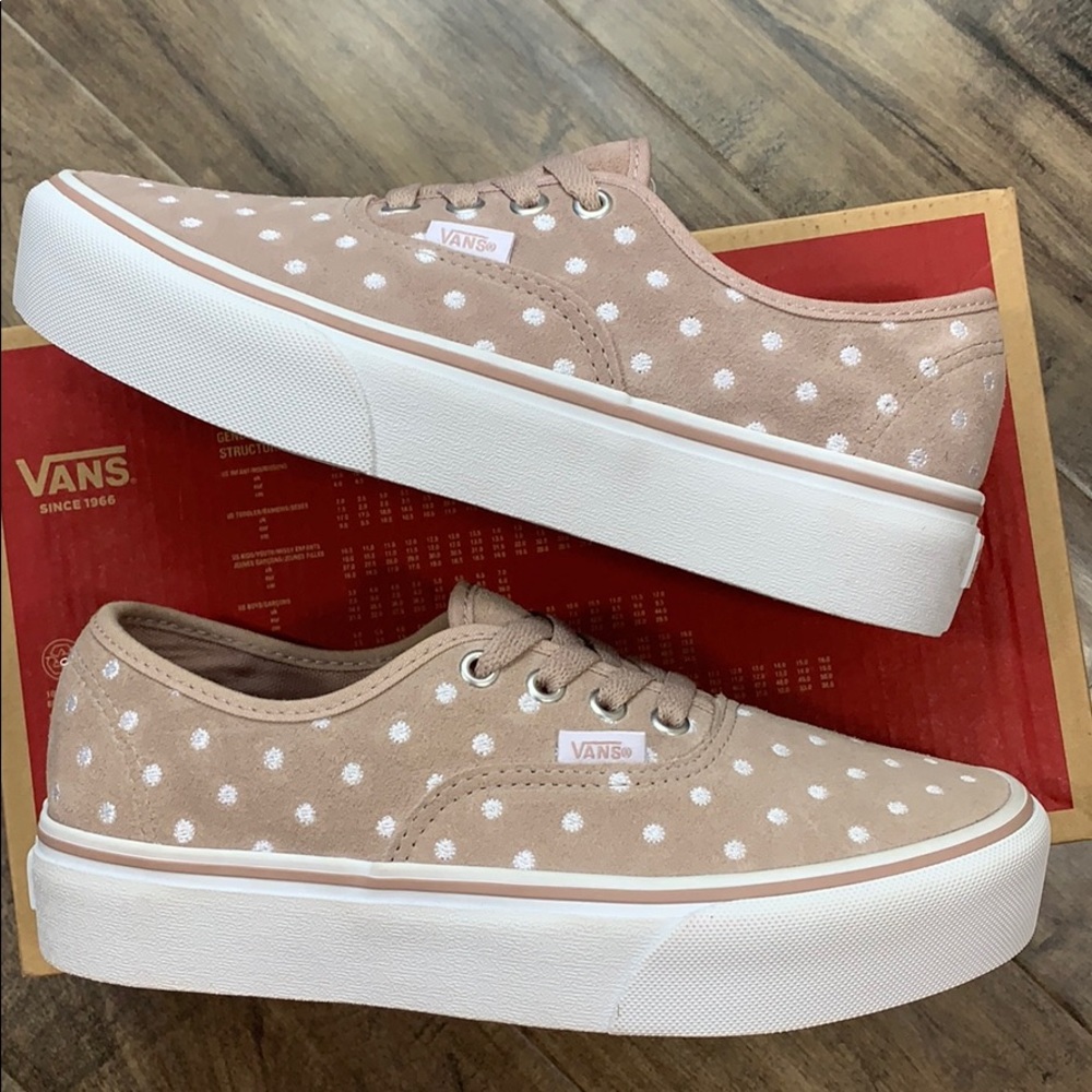 VANS AUTHENTIC PLATFORM SUEDE POLKA DOT WMNS - Picture 3 of 16